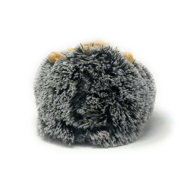 Kids fluffy house slippers by Jade Icarus, Hedge Hugs design, soft and cozy shoes for children and babies.