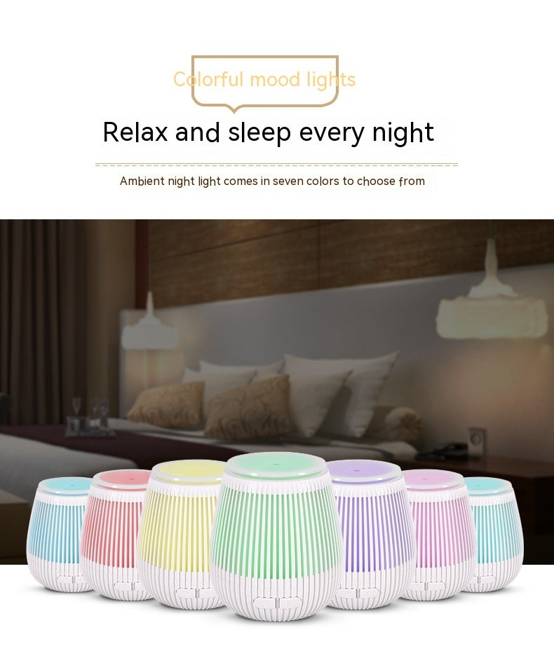 Colorful Pink Lucky USB aromatherapy humidifier with fragrance lamp feature, designed for soothing aromatherapy in a compact form.