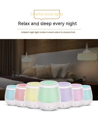 Colorful Pink Lucky USB aromatherapy humidifier with fragrance lamp feature, designed for soothing aromatherapy in a compact form.