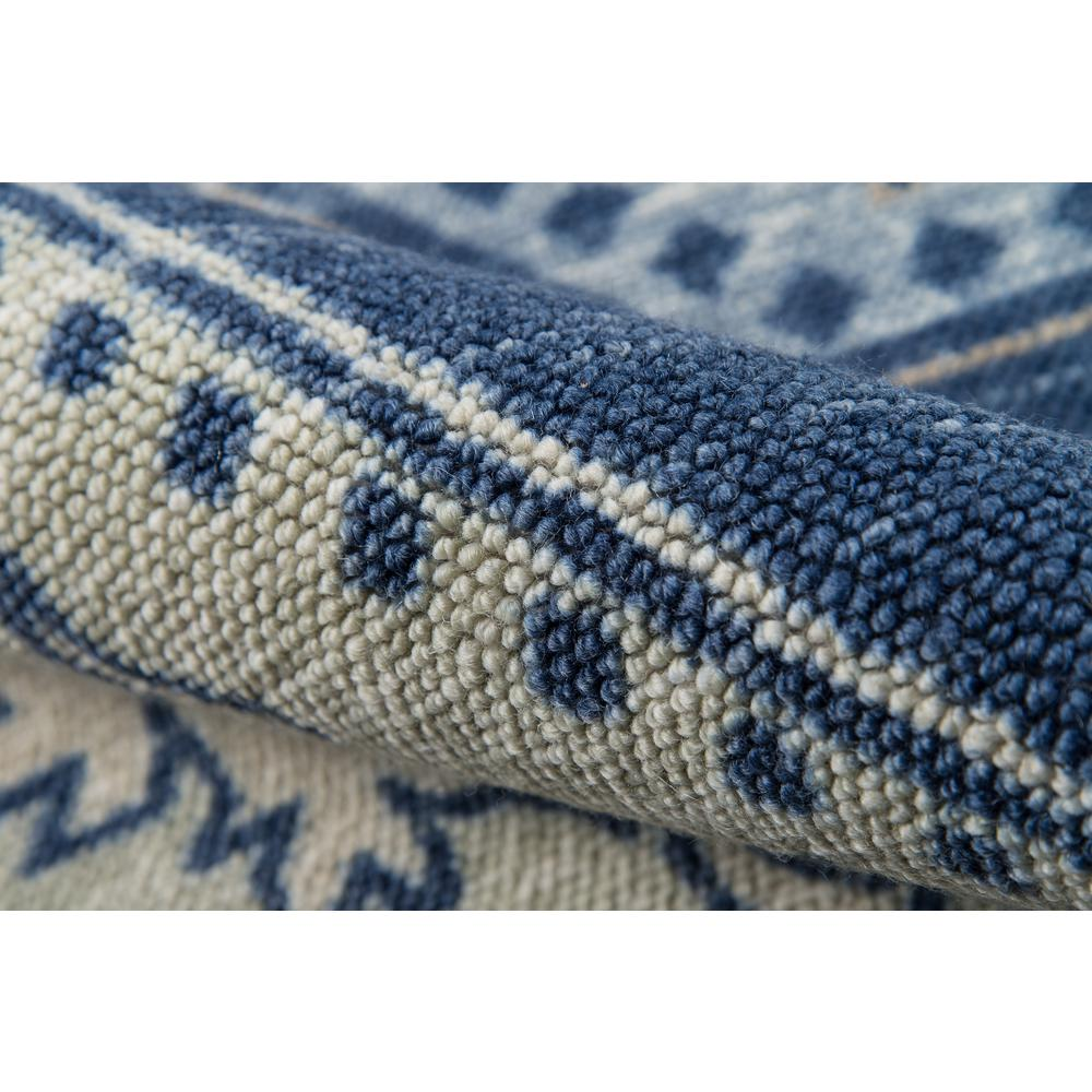 Start2Finish navy traditional rectangle area rug, 2&