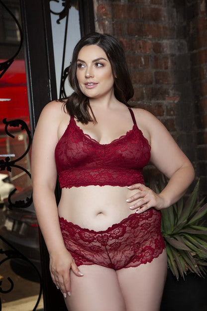 Jade Icarus Cindy Cami Set in Deep Royal, featuring a stylish automotive-themed design with vibrant deep blue color.