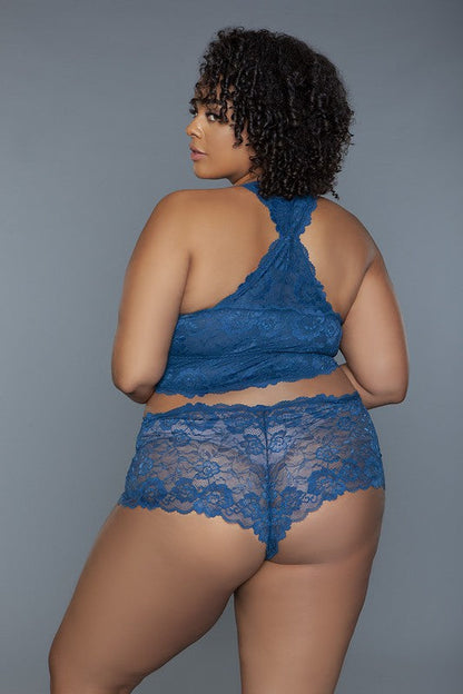 Deep Royal Cindy Cami Set by Jade Icarus, automotive apparel or gear with sleek design, shown in the image.