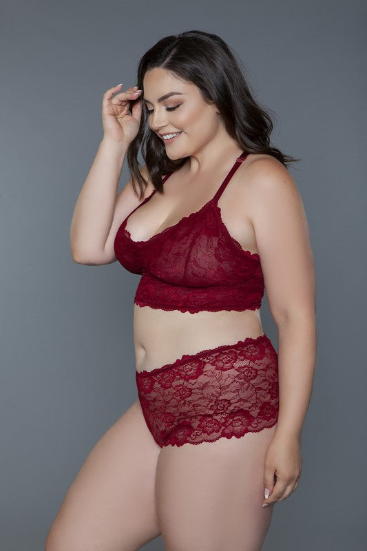 Automotive Jade Icarus Cindy Cami Set Deep Royal with detailed stitching and fabric texture, designed for styling and comfort.