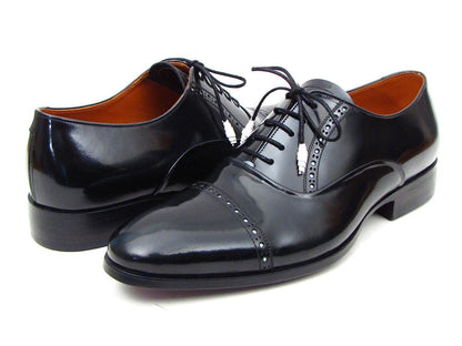 Black Paul Parkman Captoe Oxfords by Ruby Ophion, men&