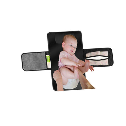 Maroon Asteria baby portable foldable washable travel nappy diaper, compact and convenient for on-the-go diaper changes.