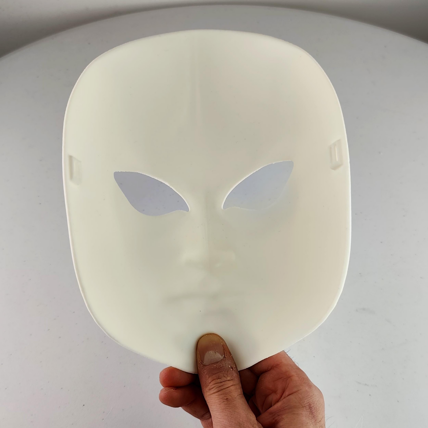 Start2Finish anonymous cosplay mask featuring a 3D printed faceless phantom design for stealth assassin or horror costume.