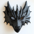 3D printed dragon mask from Start2Finish, detailed fantasy creature costume with adjustable fit for cosplay and mythical character dressing