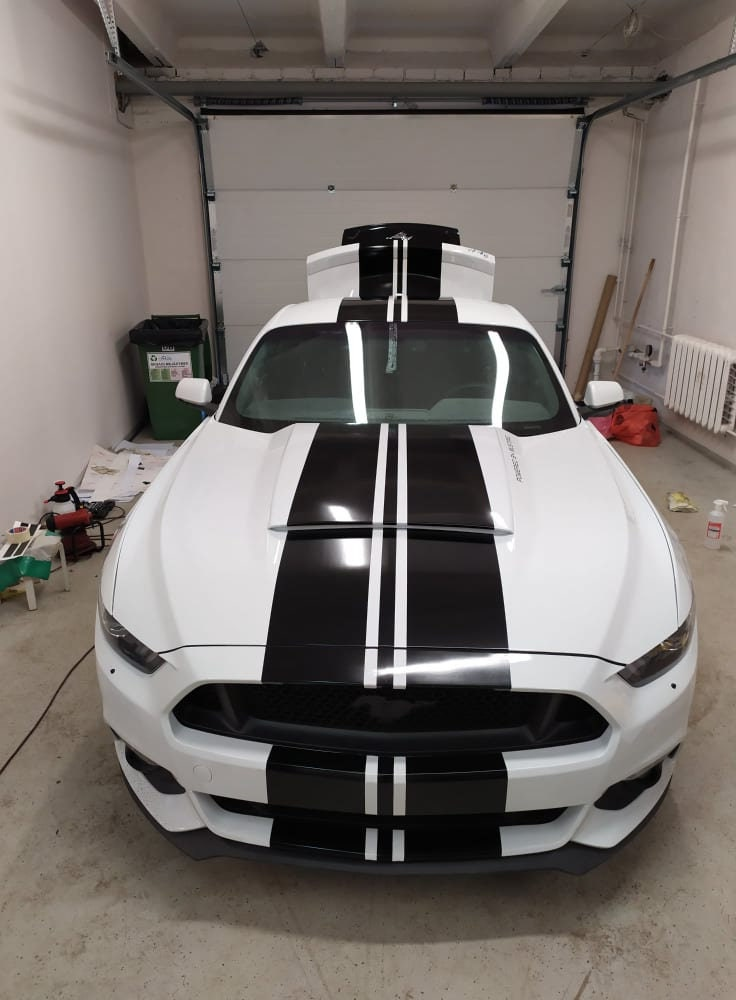 Custom vinyl car decal by Start2Finish showing personalized business lettering and name sign on a vehicle door window.