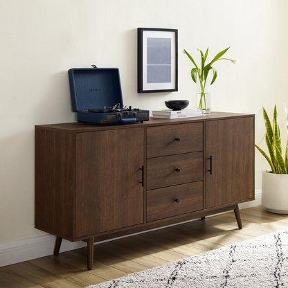 Start2Finish Lucas Sideboard furniture with sleek wood finish and multiple storage drawers for modern home decor.