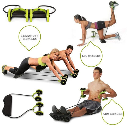 Maroon Asteria Crossflex wheel roller for men and women, fitness equipment and accessory for core and balance training.