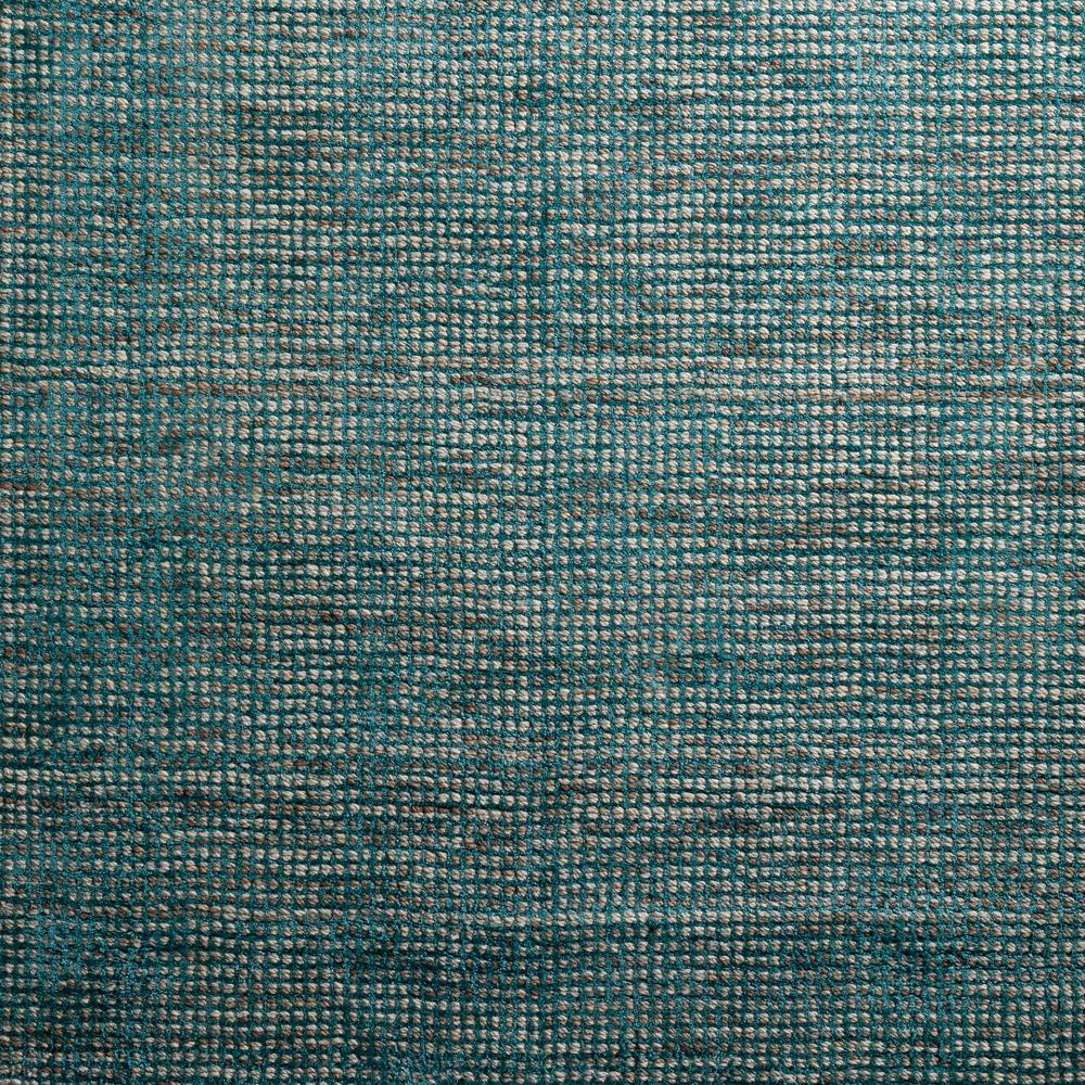 Start2Finish Toro TT100 teal 8x10 rug displaying a soft, textured teal rug with subtle pattern and fringed edges.
