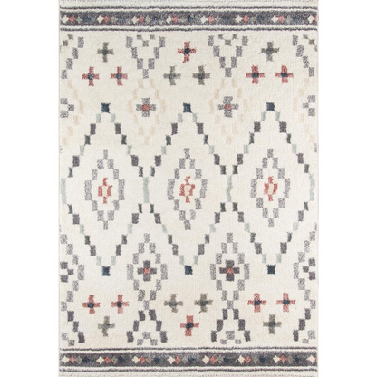 Start2Finish ivory contemporary rectangle area rug, 3&