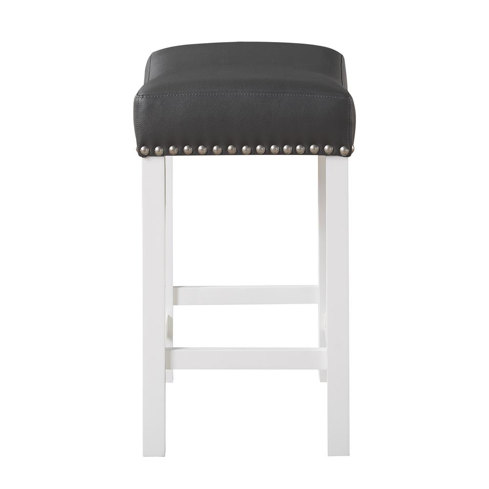 Start2Finish Zermatt Counter Stool with wooden legs and upholstered seat, modern furniture piece for kitchen or bar area.
