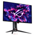 Asus 31.5-inch ROG Swift OLED 4K gaming monitor with RGB lighting, USB ports, VESA mount, 240Hz refresh rate, and DCI-P3 color coverage.