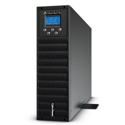 Start2Finish CyberPower Online XL Smart App 10,000VA UPS with LCD display, rack/tower design, hardwire terminal, and external battery module