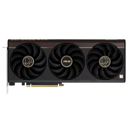 Asus PROART RTX5070 Ti OC graphics card with RGB lighting, HDMI, DisplayPort, USB-C, PCIe 5.0, 16GB DDR7, overclocked, compact design