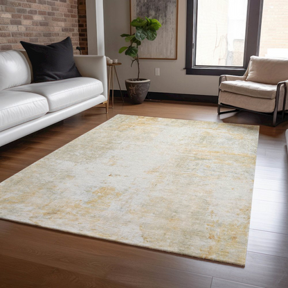 Start2Finish Ravenna linen indoor/outdoor rug, 9x12 feet, with detailed woven pattern and soft neutral tones.