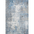Luxury washable Ravenna Blue indoor/outdoor rug by Start2Finish, featuring intricate patterns in a 9&