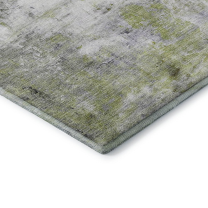 Start2Finish Ravenna Aloe 9x12 indoor/outdoor washable rug with a stylish design, ideal for indoor and outdoor spaces.