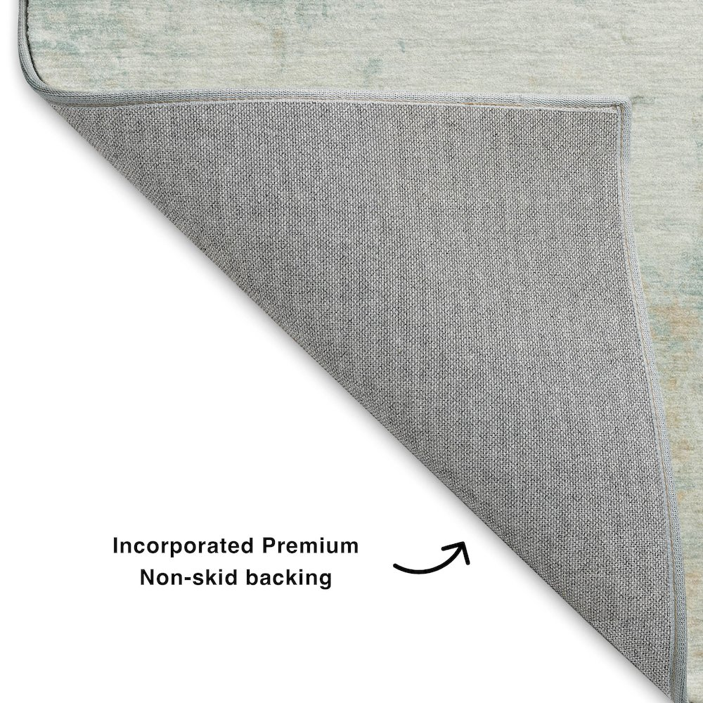 Seafoam indoor/outdoor Ravenna runner rug by Start2Finish, 2&