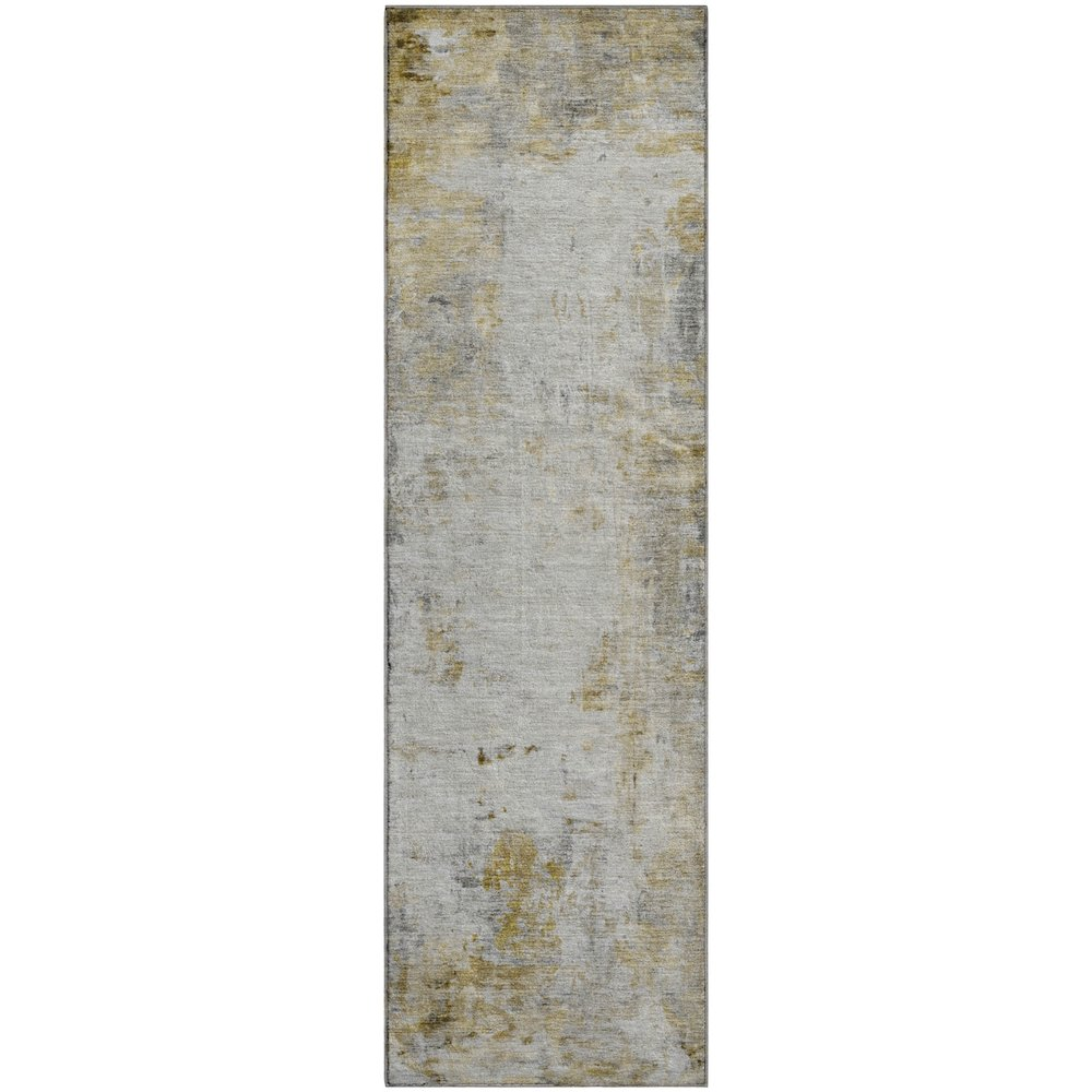 Luxury washable indoor/outdoor Ravenna Taupe runner rug by Start2Finish, 2&