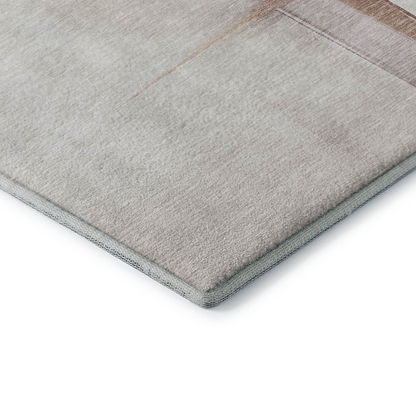 Luxury washable Indoor/Outdoor Ravenna Blush rug by Start2Finish, 5&