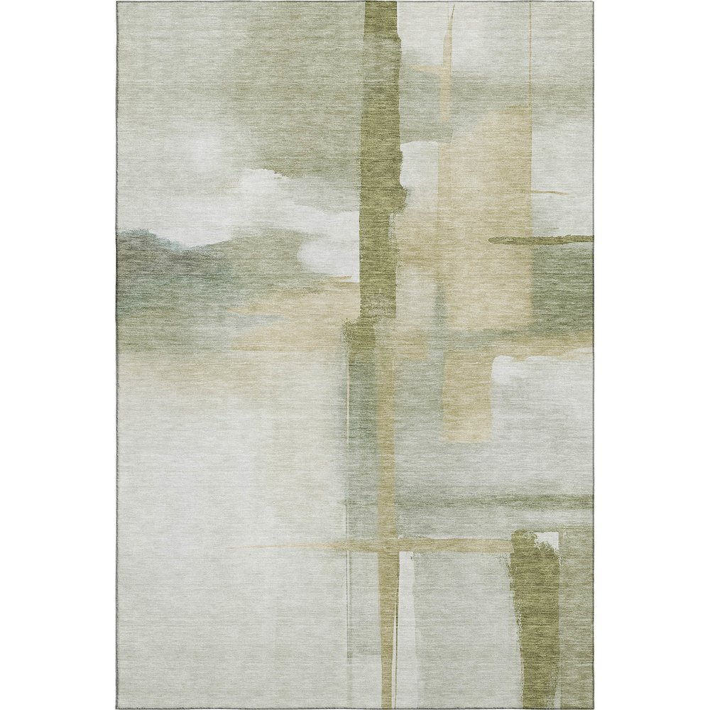 Start2Finish Ravenna Aloe 8x10 indoor/outdoor washable rug with a stylish design, perfect for indoor and outdoor spaces.