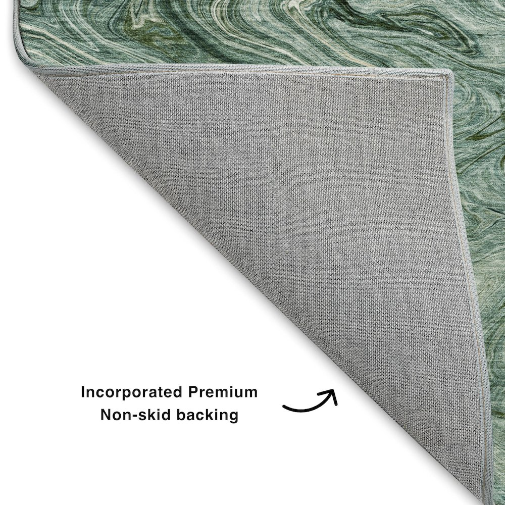 Start2Finish Ravenna teal indoor/outdoor rug, 8x10 feet, showcasing intricate pattern and vibrant color suitable for indoor or outdoor use.