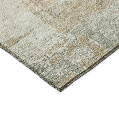 Start2Finish luxury washable indoor/outdoor Solace linen runner rug, 2&