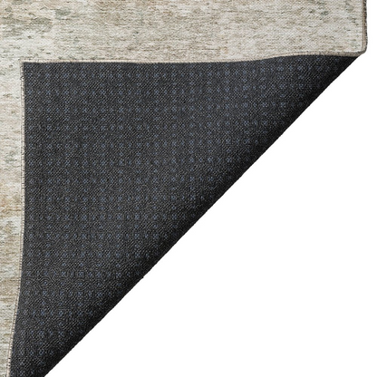 Start2Finish luxury washable indoor/outdoor Solace Linen runner rug, 2&