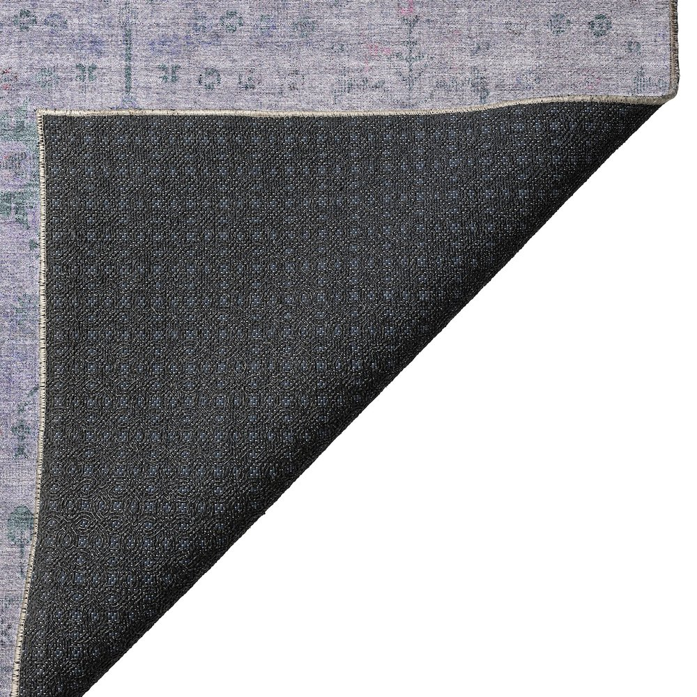 Start2Finish luxury washable indoor/outdoor Solace Lavender runner rug, 2&