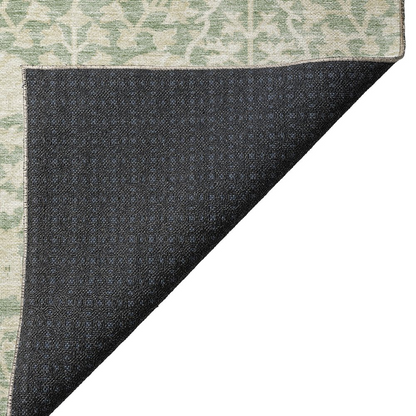 Start2Finish Solace Aloe indoor/outdoor washable rug, 5&