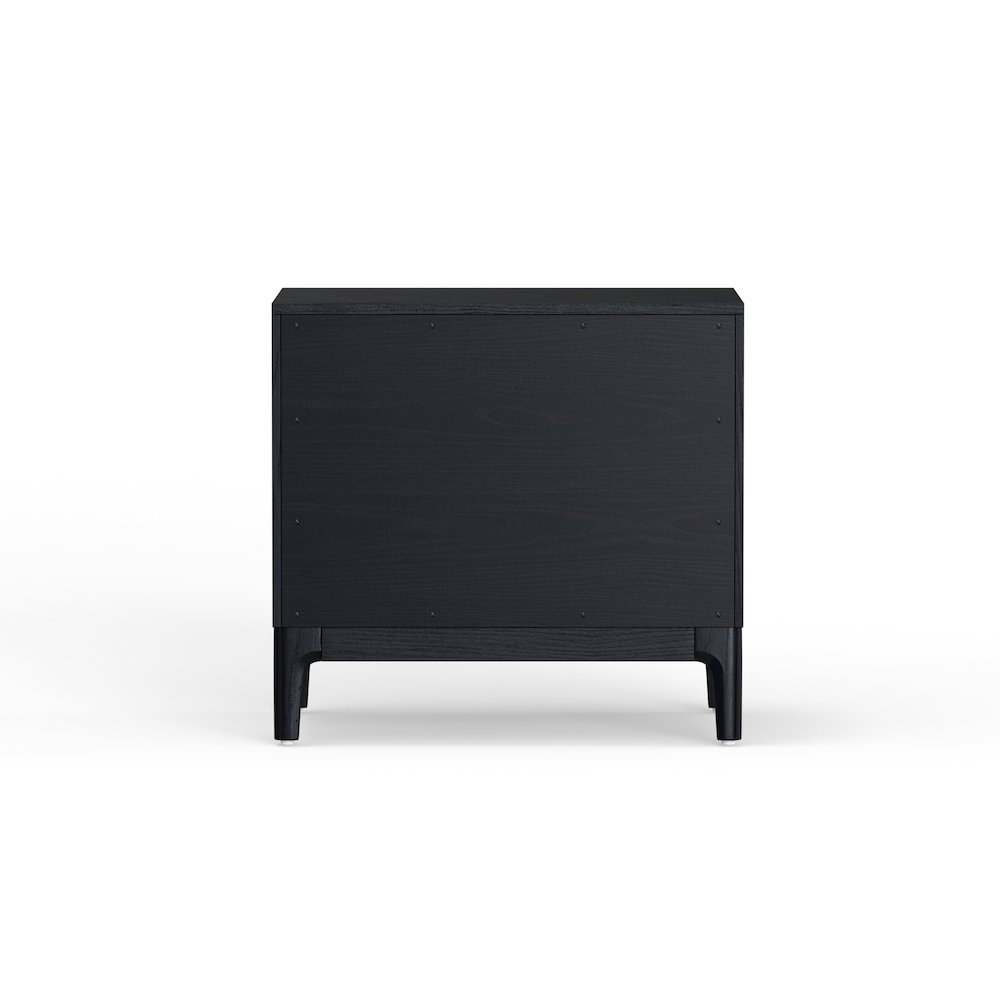 Vintage black June Nightstand by Start2Finish with a classic wooden finish and simple, elegant design for bedroom furniture.