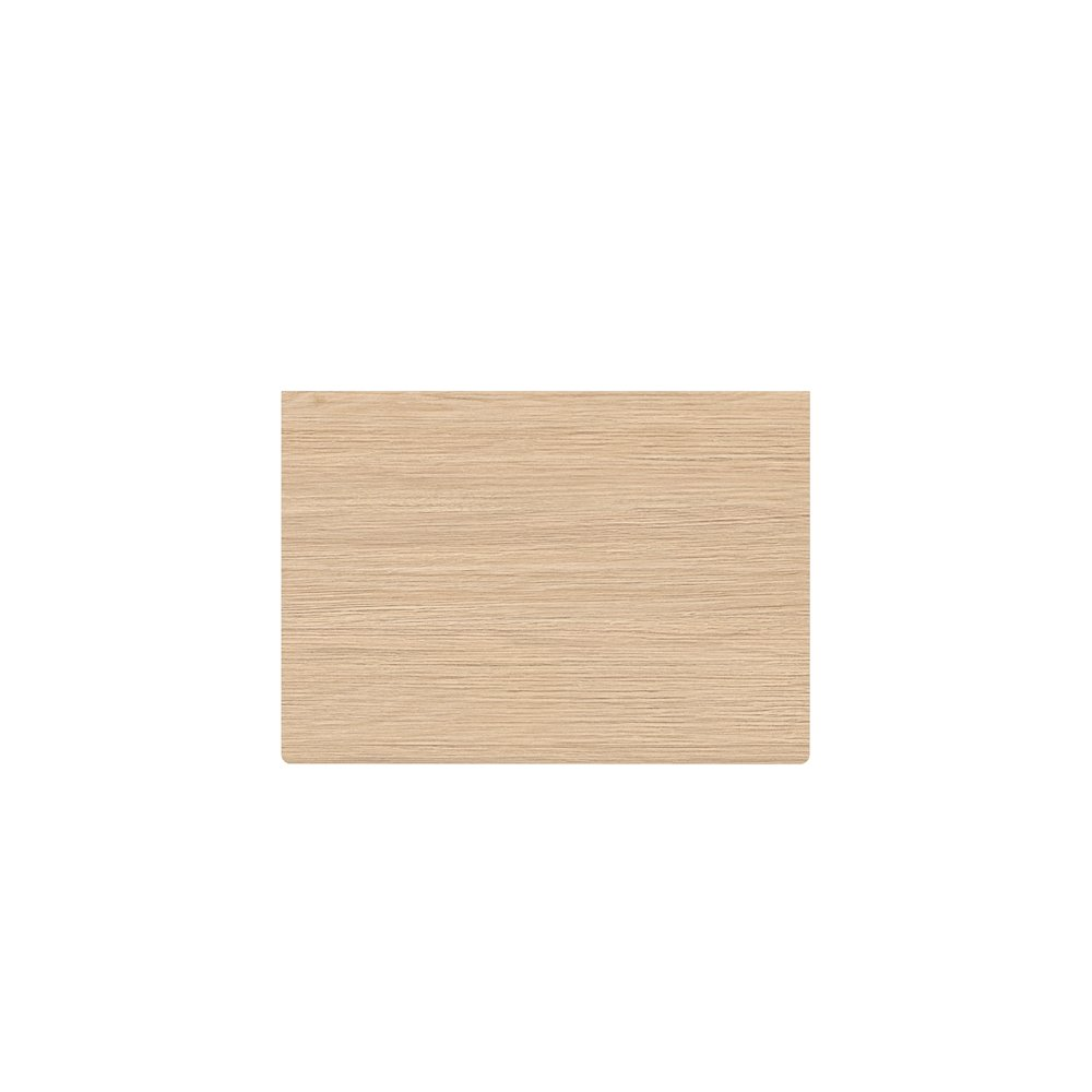Light oak June Nightstand by Start2Finish, showcasing a modern furniture piece with a smooth finish and sleek design.