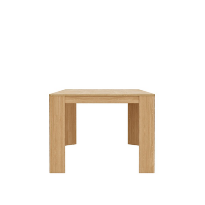 Start2Finish Carter Extension Dining Table in natural wood finish, showing the extended table with a modern design.