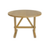 Start2Finish Eleanor round dining table with a smooth wooden surface and sturdy legs, perfect for dining rooms and casual gatherings.