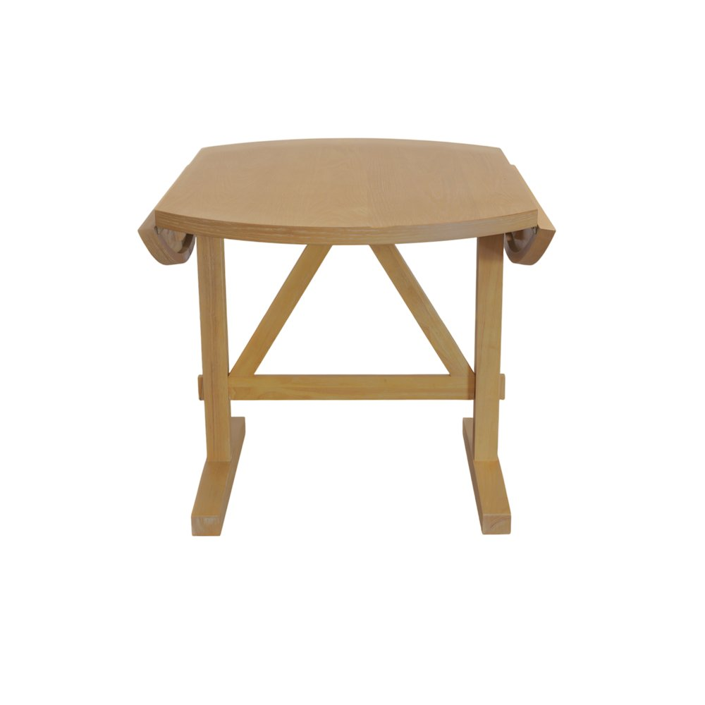 Start2Finish Eleanor round dining table with wooden surface and sturdy legs, ideal for modern dining rooms.