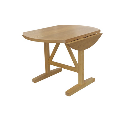 Start2Finish Eleanor round dining table made of sturdy wood with a smooth tabletop and elegant design for modern dining spaces.