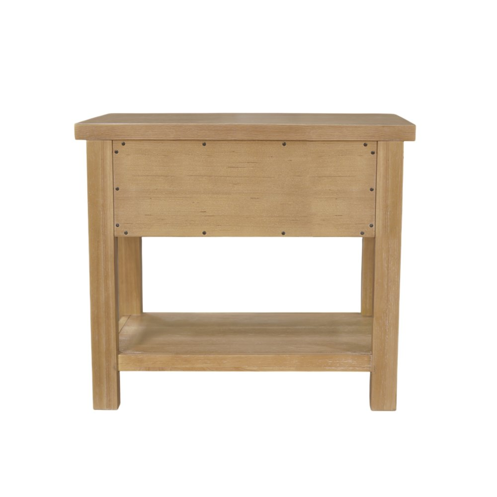 Start2Finish Emilia one drawer nightstand in furniture, showcasing a sleek wooden finish with a single spacious drawer.