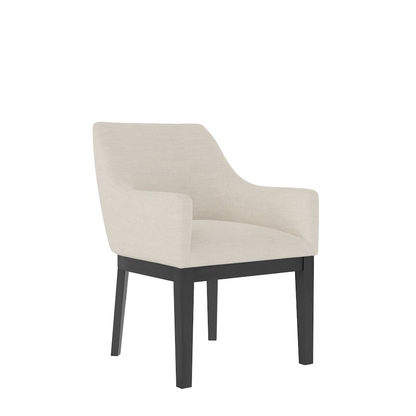 Set of two Reba Urban Side Chairs by Start2Finish, modern furniture with sleek design and neutral upholstery.