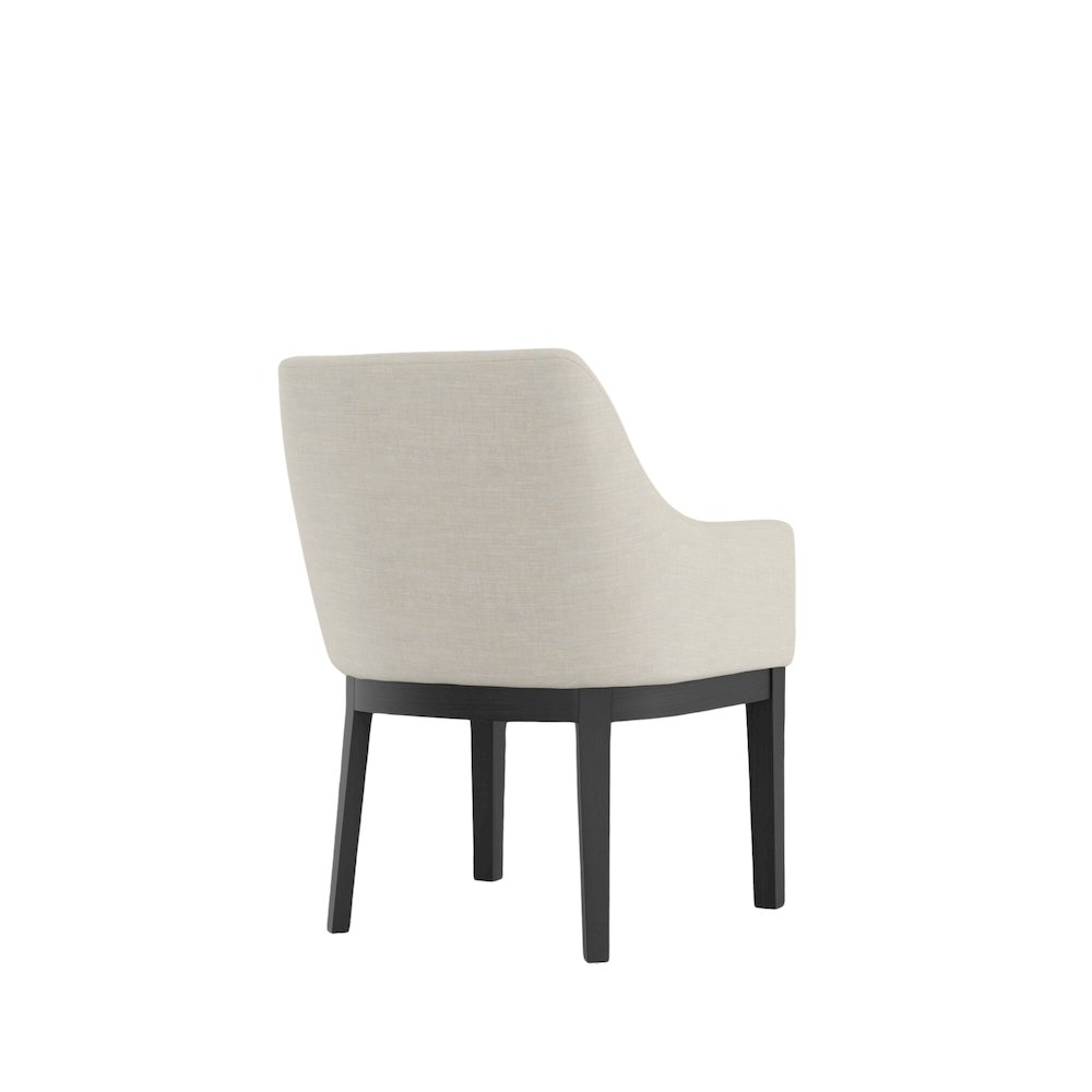 Set of two Reba Urban Side Chairs by Start2Finish, modern furniture with sleek wooden legs and upholstered seats.