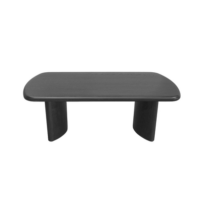 Start2Finish Gabrielle black coffee table with sleek design and smooth surface, ideal for modern living room decor.