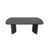 Start2Finish Gabrielle black coffee table with sleek design and smooth surface, ideal for modern living room decor.