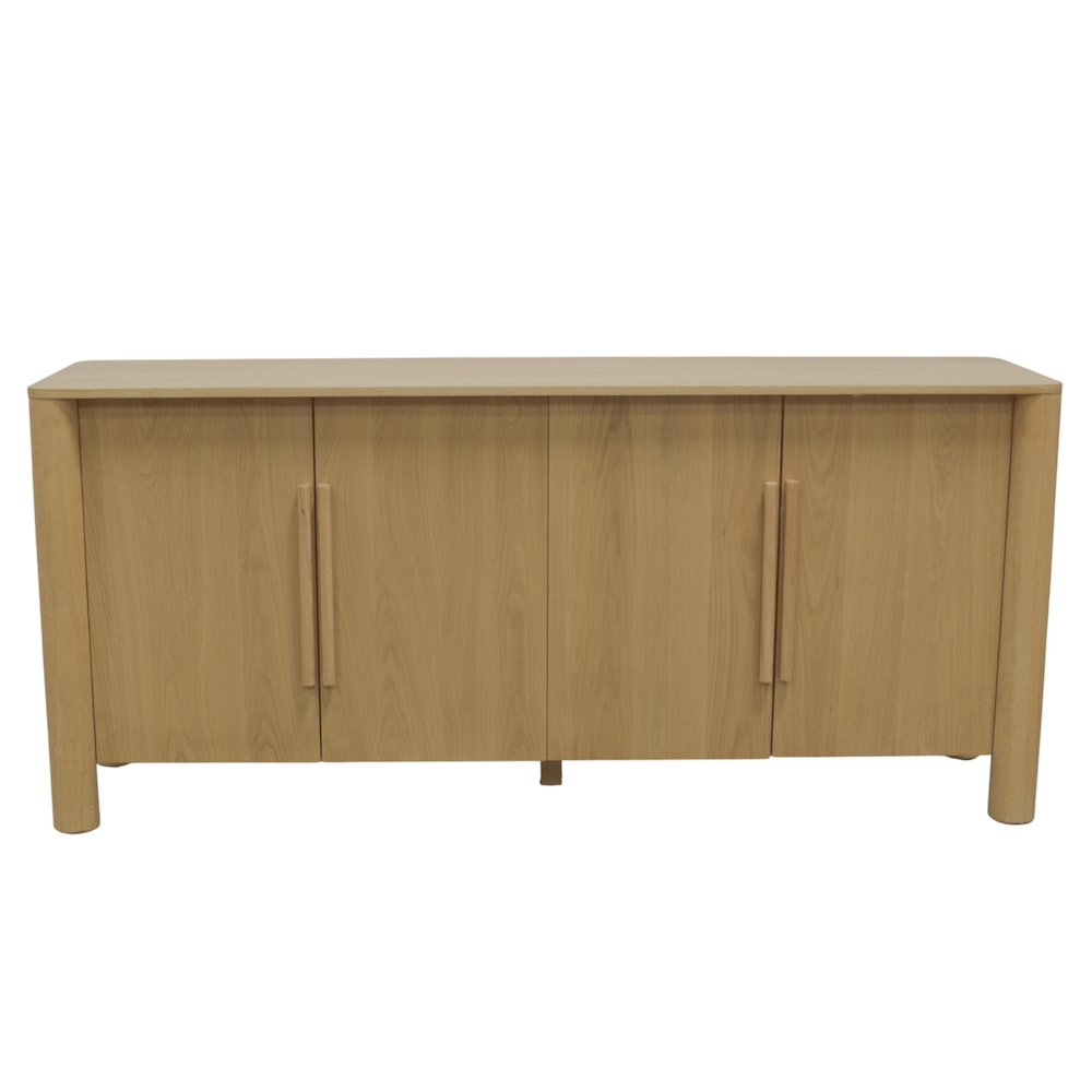 Light oak Hudson sideboard by Start2Finish with sleek wood finish and modern storage drawers.