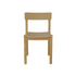 Light oak Hudson Side Chairs by Start2Finish, showcasing modern wooden furniture with sleek, curved backs and sturdy legs.