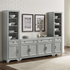 Start2Finish Tara 3-piece sideboard and bookcase set showing a modern wooden sideboard with two matching bookcases