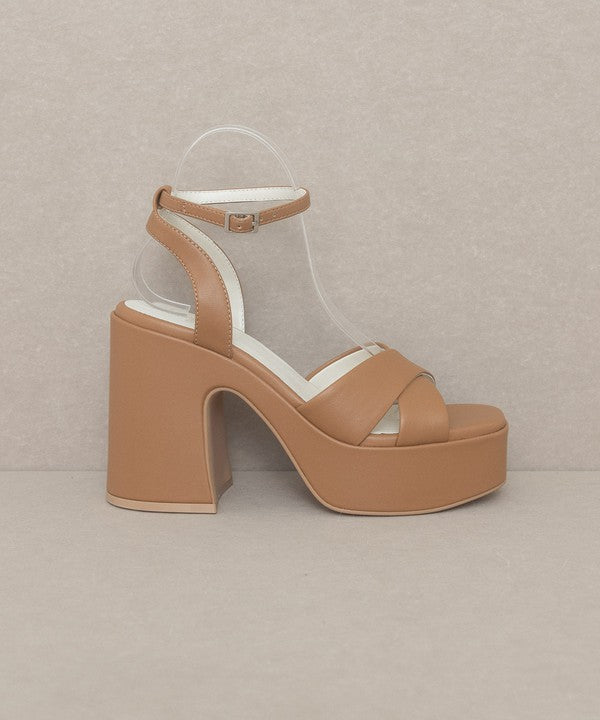 Jade Icarus Oasis Society Norah chunky platform heels with thick heel and stylish design, perfect for trendy footwear.