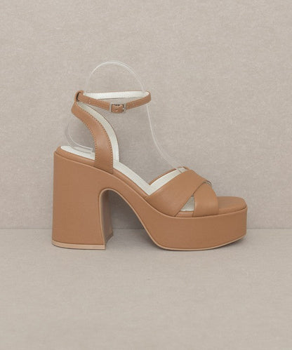 Jade Icarus Oasis Society Norah chunky platform heels with thick heel and stylish design, perfect for trendy footwear.
