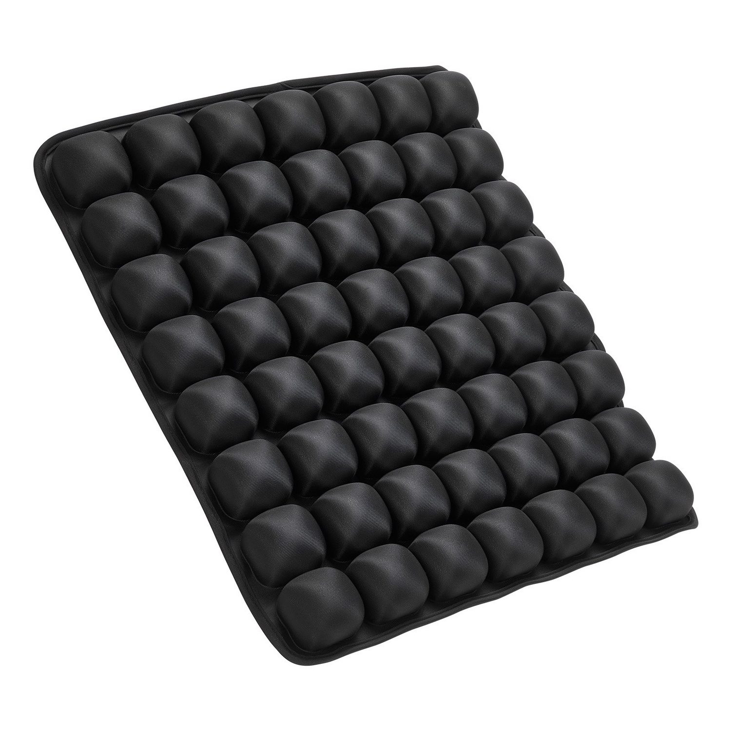 Start2Finish VEVOR inflatable seat cushion with 3D air cells, Lycra and TPU cover, portable pressure relief seat pad with manual pump.