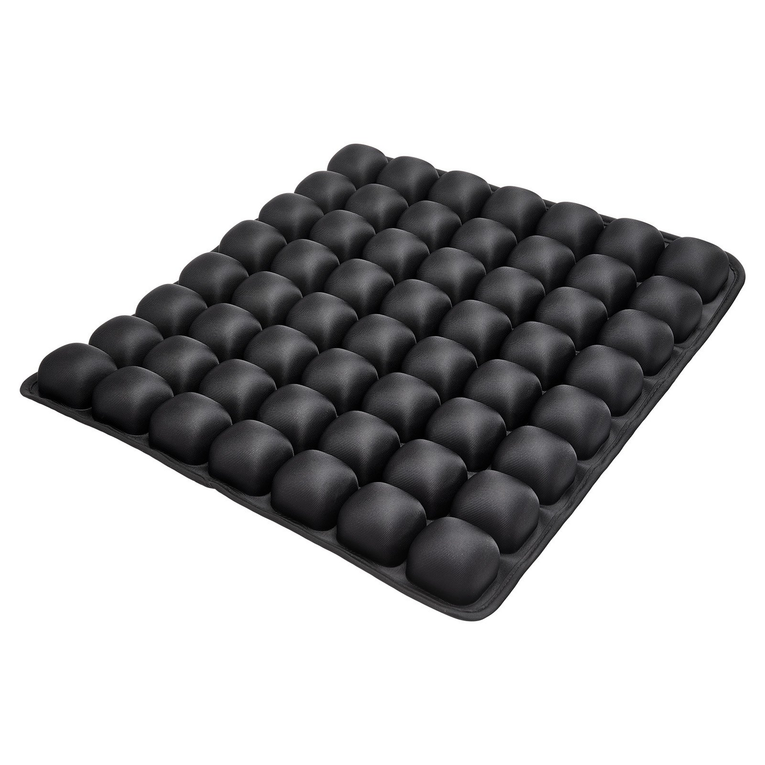 Start2Finish VEVOR inflatable 3D air cell seat cushion in Lycra and TPU, designed for pressure relief in wheelchair, travel, or office use.
